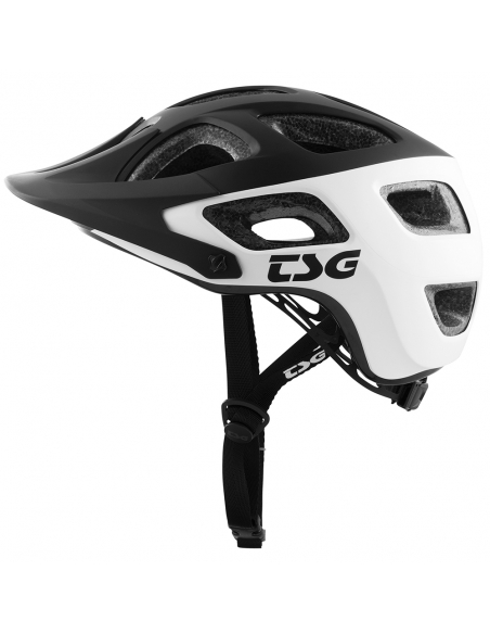 Kask rowerowy TSG Seek Graphic Design Block White-Black