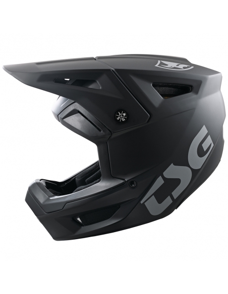 Kask rowerowy full face TSG Sentinel Solid Color Satin Black