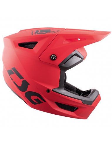 Kask rowerowy full face TSG Sentinel Solid Color Satin Red