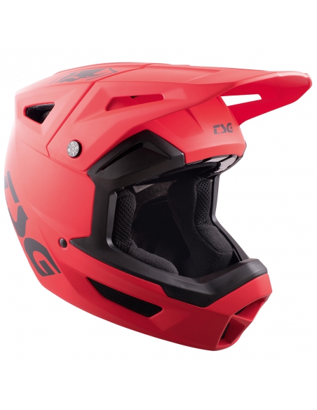 Kask rowerowy full face TSG Sentinel Solid Color Satin Red