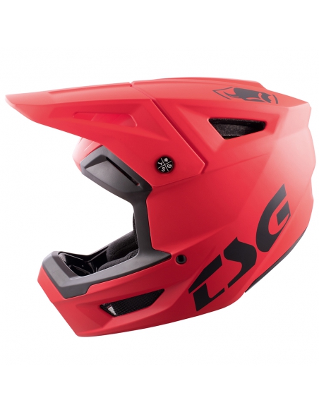 Kask rowerowy full face TSG Sentinel Solid Color Satin Red