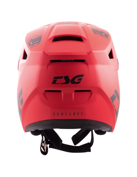 Kask rowerowy full face TSG Sentinel Solid Color Satin Red