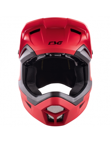 Kask rowerowy full face TSG Sentinel Solid Color Satin Red