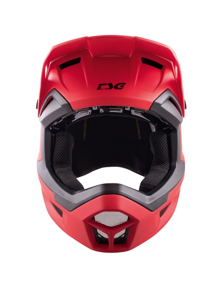 Kask rowerowy full face TSG Sentinel Solid Color Satin Red