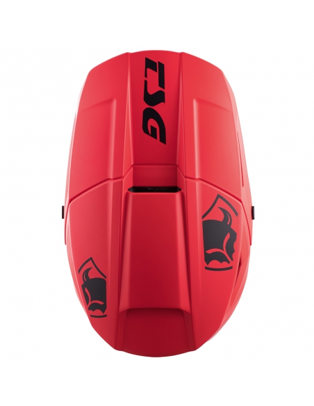 Kask rowerowy full face TSG Sentinel Solid Color Satin Red