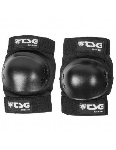 Ochraniacze (na kolana, łokcie, nadgarstki) TSG Basic Set Black