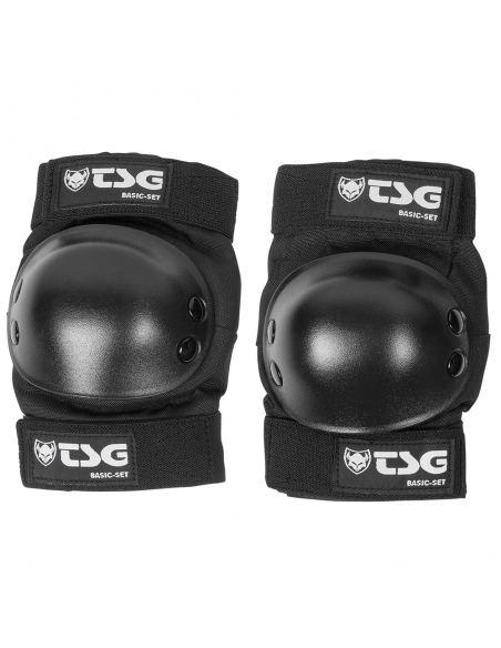 Ochraniacze (na kolana, łokcie, nadgarstki) TSG Basic Set Black