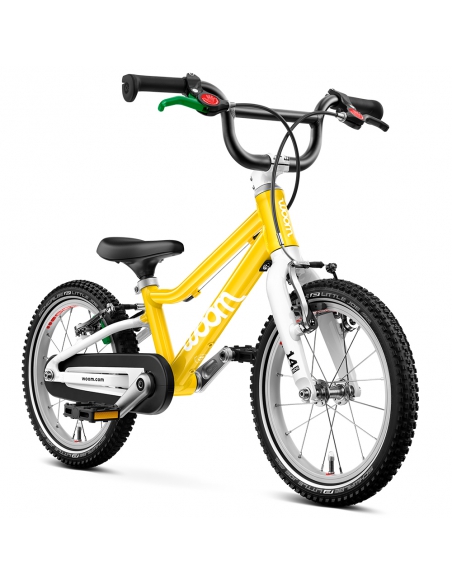 Rower dziecięcy woom 2 GO vibrant yellow (14") żółty