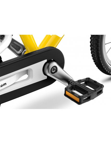 Rower dziecięcy woom 2 GO vibrant yellow (14") żółty