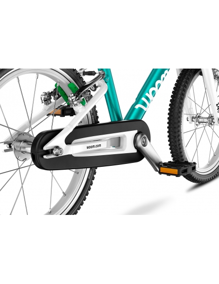 Rower dziecięcy woom 2 GO metallic turquoise (14") turkusowy