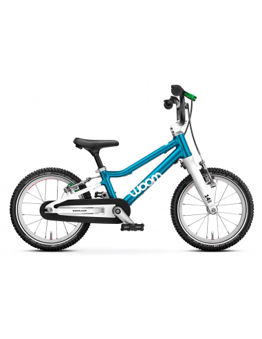 Rower dziecięcy woom 2 GO metallic blue (14") niebieski