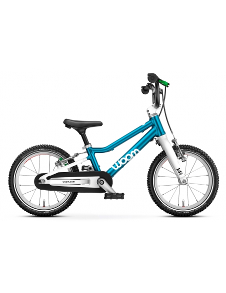 Rower dziecięcy woom 2 GO metallic blue (14") niebieski