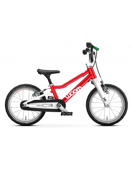 Rower dziecięcy woom 2 GO woom red (14") czerwony
