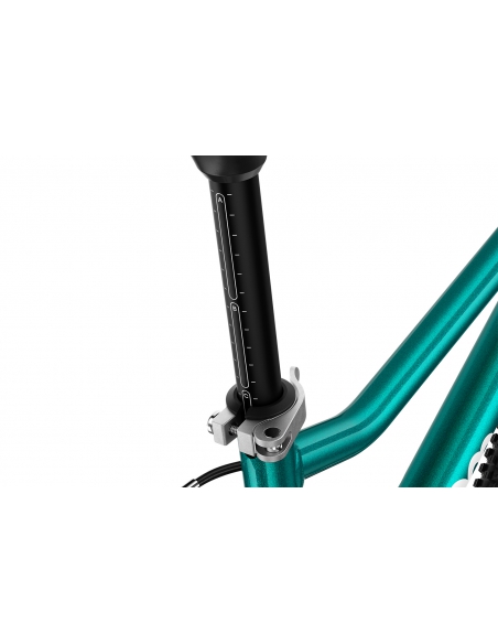 Rower dziecięcy woom 3 GO metallic turquoise (16") turkusowy