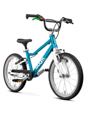 Rower dziecięcy woom 3 GO AUTOMAGIC metallic blue (16") niebeski (z automatyczną przerzutką)
