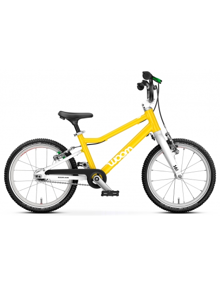 Rower dziecięcy woom 3 GO AUTOMAGIC vibrant yellow (16") żółty (z automatyczną przerzutką)