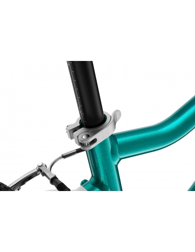 Rower dziecięcy woom 3 GO AUTOMAGIC metallic turquoise (16") turkusowy (z automatyczną przerzutką)