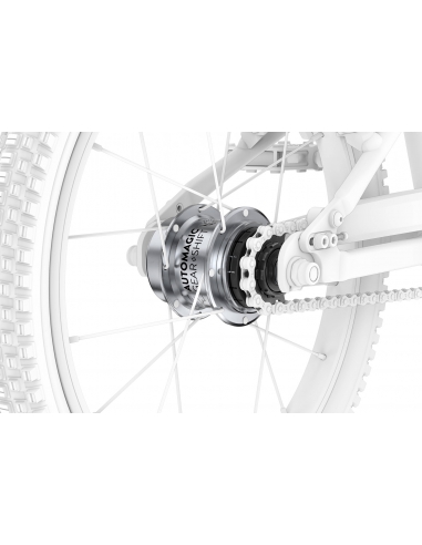 Rower dziecięcy woom 3 GO AUTOMAGIC metallic blue (16") niebeski (z automatyczną przerzutką)