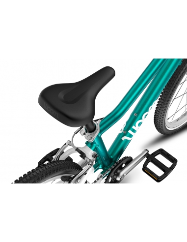 Rower dziecięcy woom 4 GO metallic turquoise (20") turkusowy