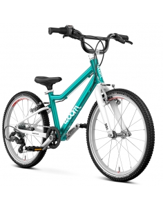 Rower dziecięcy woom 4 GO metallic turquoise (20") turkusowy