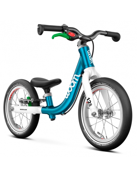 Rowerek biegowy woom 1 GO metallic blue (12") niebieski