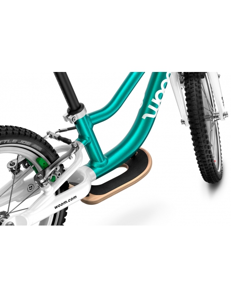 Rowerek biegowy woom 1 GO metallic turquoise (12") turkusowy