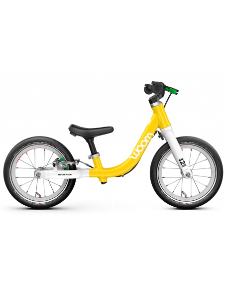 Rowerek biegowy woom 1 GO vibrant yellow (12") żółty