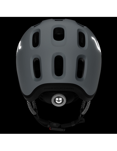 Kask dziecięcy woom READY Pale Grey - szary