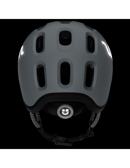 Kask dziecięcy woom READY Pale Grey - szary