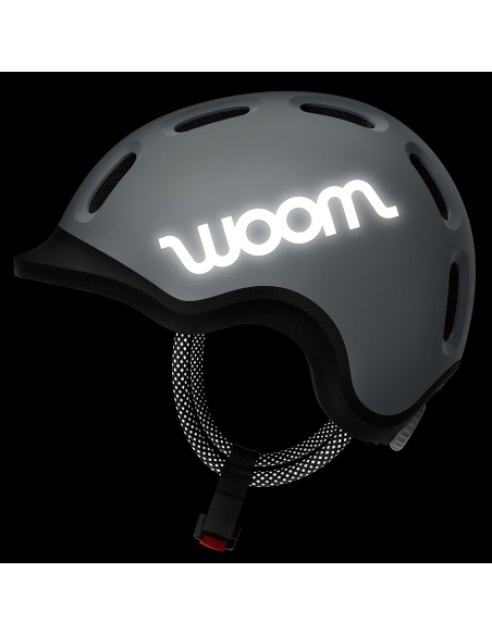 Kask dziecięcy woom READY Pale Grey - szary
