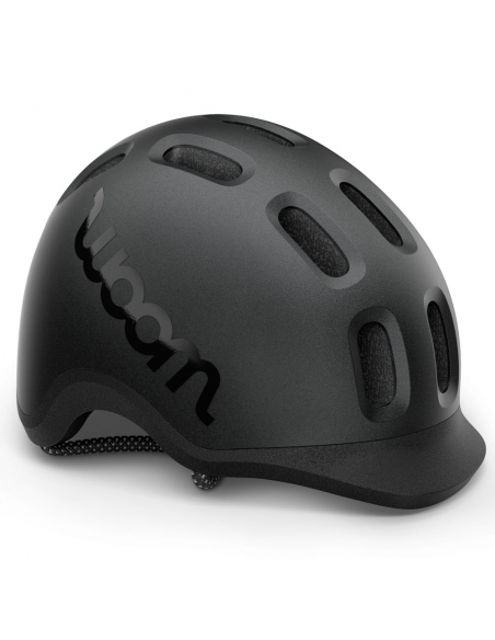 Kask dziecięcy woom READY Charcoal Metallic - grafitowy