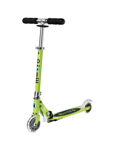 Hulajnoga Micro Sprite LED Chartreuse (świecące koła)