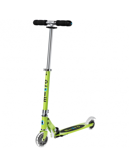 Hulajnoga Micro Sprite LED Chartreuse (świecące koła)