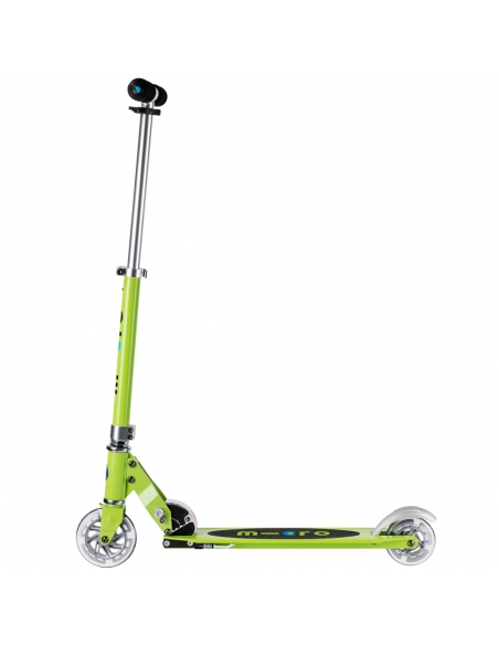 Hulajnoga Micro Sprite LED Chartreuse (świecące koła)