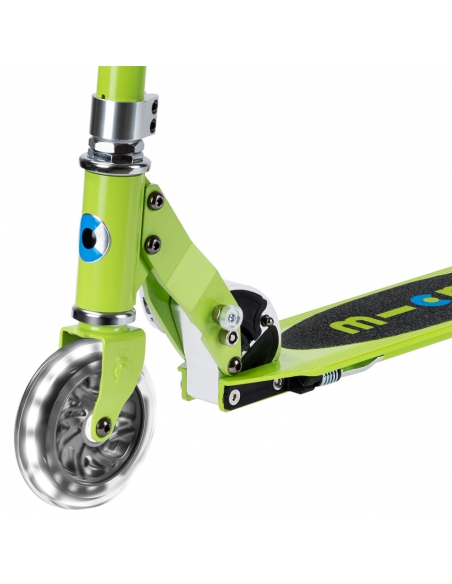 Hulajnoga Micro Sprite LED Chartreuse (świecące koła)