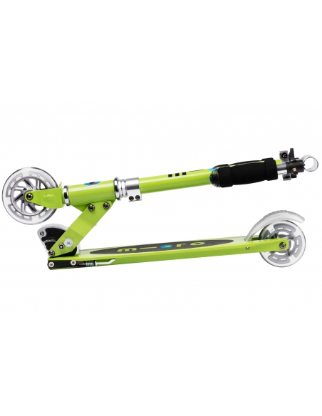 Hulajnoga Micro Sprite LED Chartreuse (świecące koła)