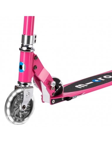 Hulajnoga Micro Sprite LED Pink (świecące koła)