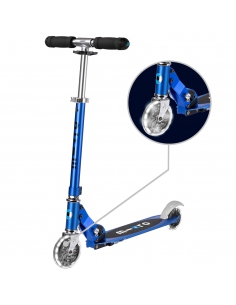Hulajnoga Micro Sprite LED Sapphire Blue (świecące koła)