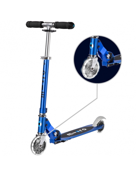 Hulajnoga Micro Sprite LED Sapphire Blue (świecące koła)