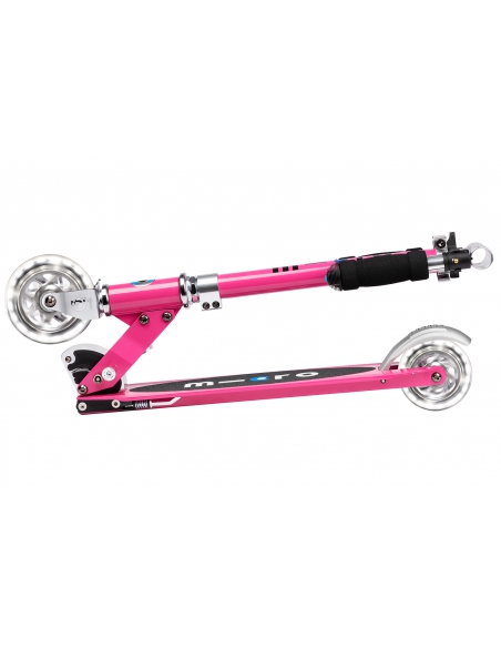 Hulajnoga Micro Sprite LED Pink (świecące koła)