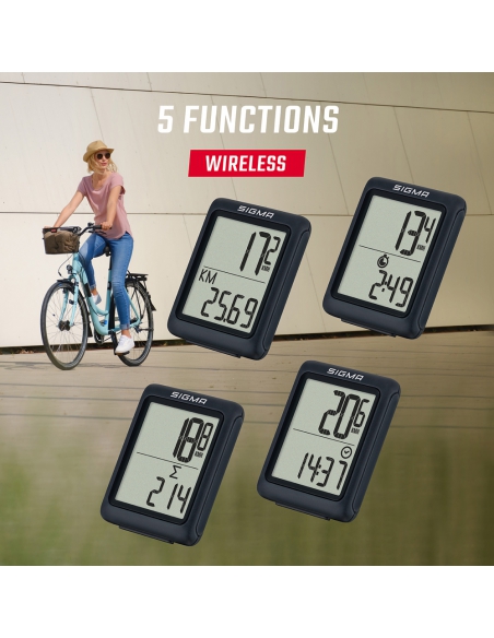 Licznik rowerowy Sigma BC 5.0 WL ATS (bezprzewodowy)
