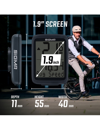 Licznik rowerowy Sigma BC 8.0 WR (przewodowy)