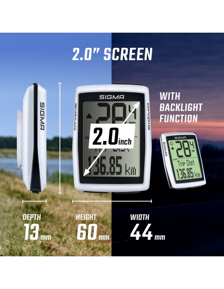 Licznik rowerowy Sigma BC 12.0 WL STS (bezprzewodowy)
