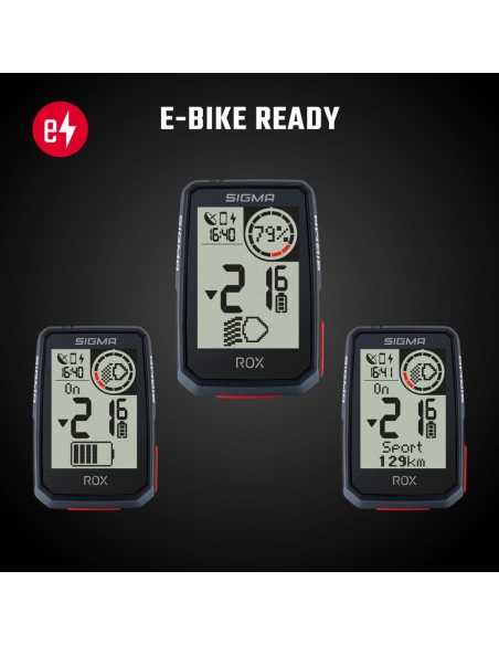Licznik rowerowy Sigma ROX 2.0 White Top Mount Set