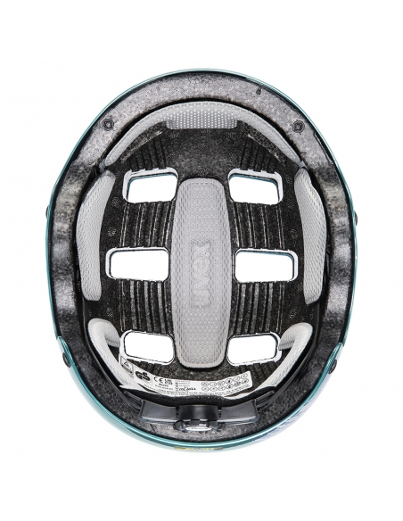 Kask dziecięcy Uvex Kid 3 Teal-Silver