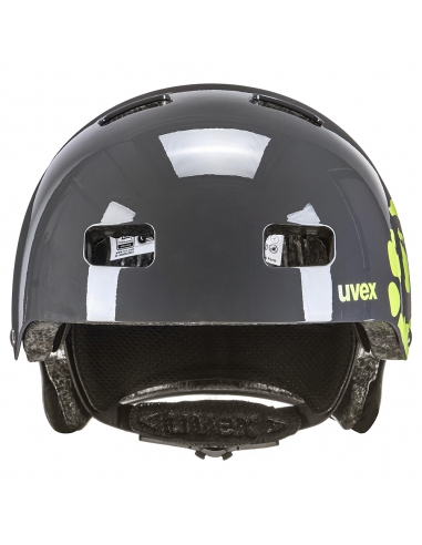 Kask dziecięcy Uvex Kid 3 Dirtbike Grey-Lime