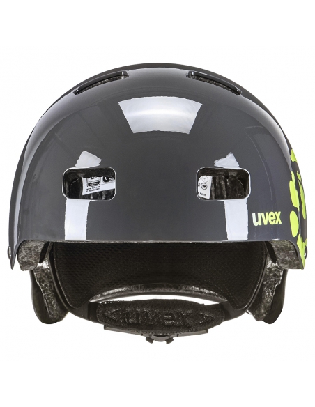 Kask dziecięcy Uvex Kid 3 Dirtbike Grey-Lime