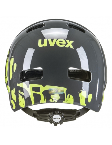 Kask dziecięcy Uvex Kid 3 Dirtbike Grey-Lime