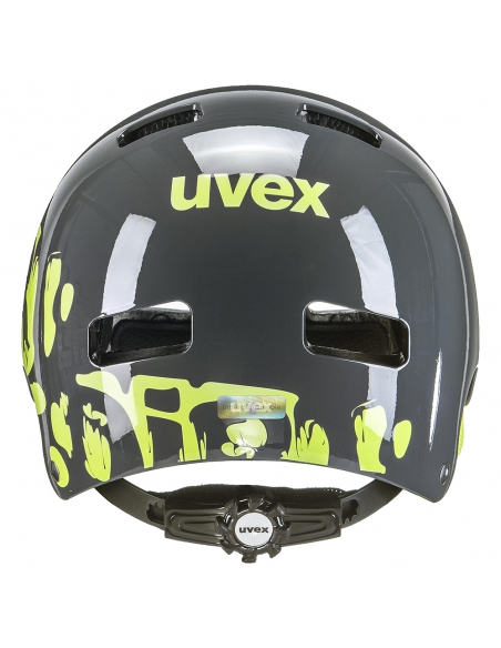 Kask dziecięcy Uvex Kid 3 Dirtbike Grey-Lime