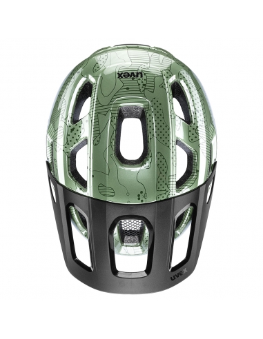 Kask rowerowy Uvex React JR Junior Moss Green Altimeter